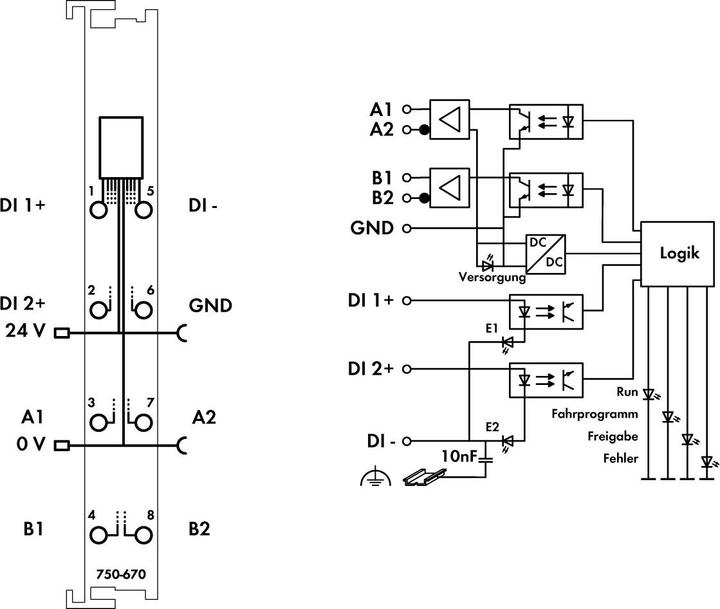 Immagine prodotto Wago Controllore PLC per motori passo-passo 750-670 24 V/DC (750-670)