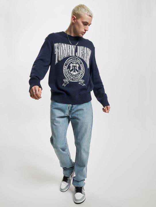 Produktbild Tommy Hilfiger Tommy Jeans Relaxed Varsity Jacquard Knit Sweater - 88647 (S)