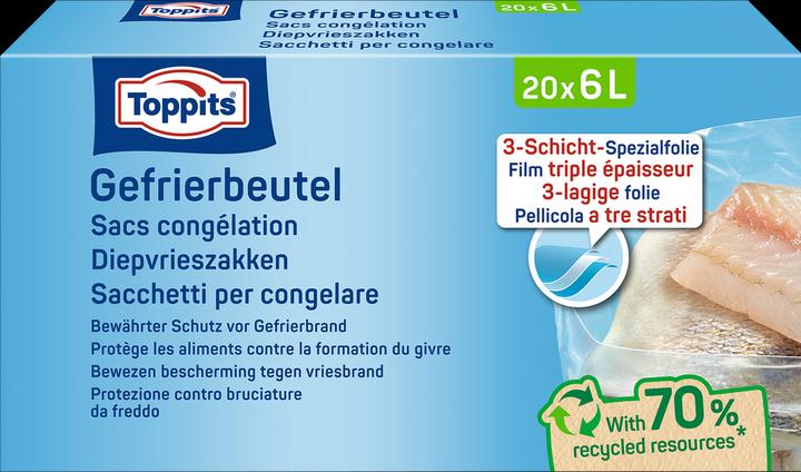 Image du produit Toppits Sac de congélation (20 x)