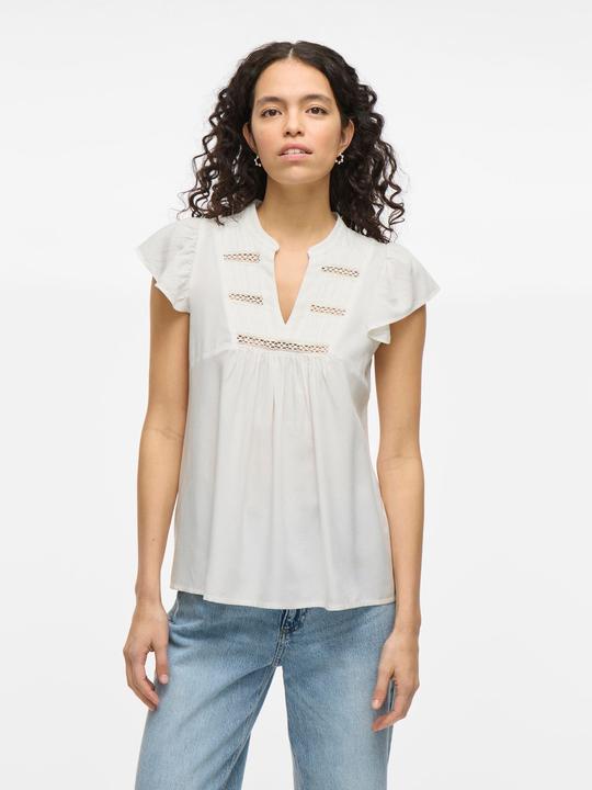 Actual product image Vila VIVISIA V-Ausschnitt Oberteil mit angeschnittenen Ärmeln (42)