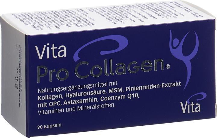 Actual product image Vita PRO Collagen MSM Pine bark OPC Astaxanthin and more (90 Piece, Capsules, 313 g)