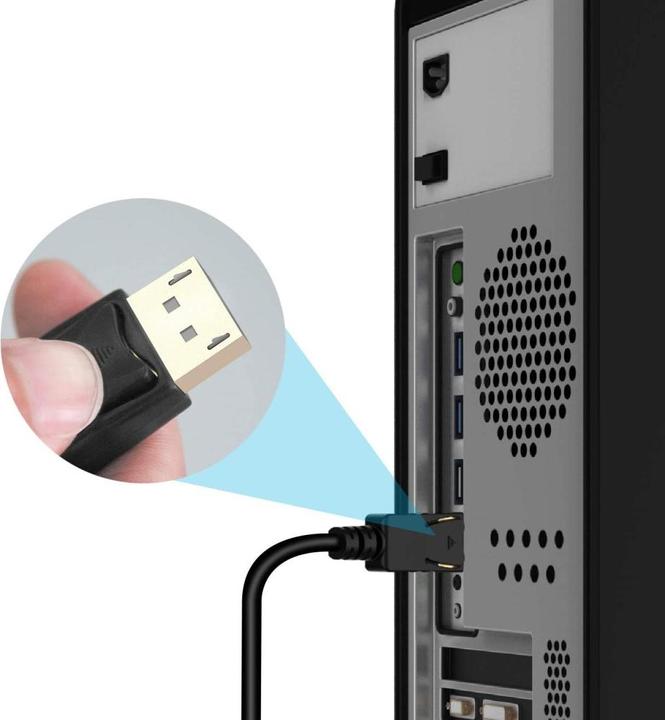 Produktbild Techly DisplayPort — HDMI (Typ A) (2 m, HDMI, DisplayPort)