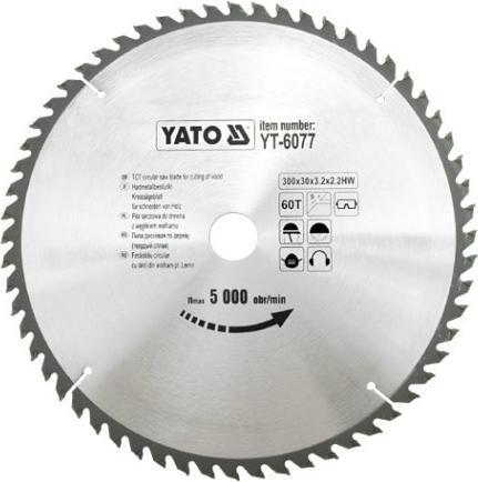 Actual product image Yato Wooden circular saw 300x30mm 60z (YT-6077)