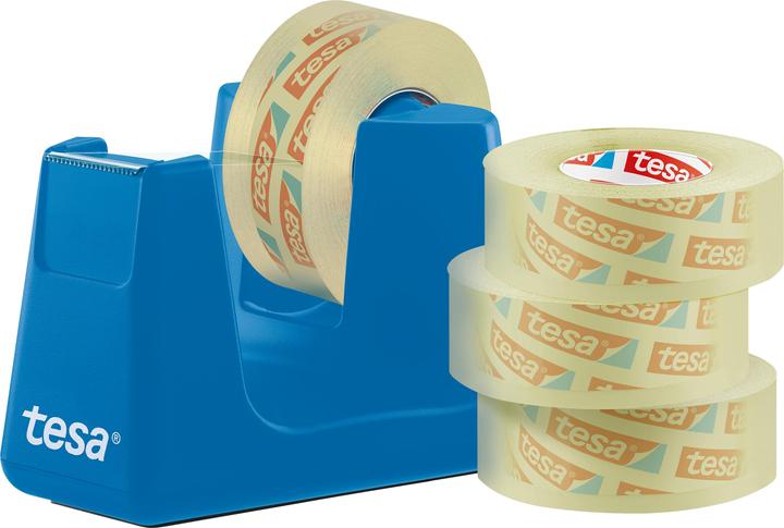 Actual product image tesa EASY CUT SMART tape dispenser for tables, with anti-slip technology, incl. 4 rolls of tesafilm