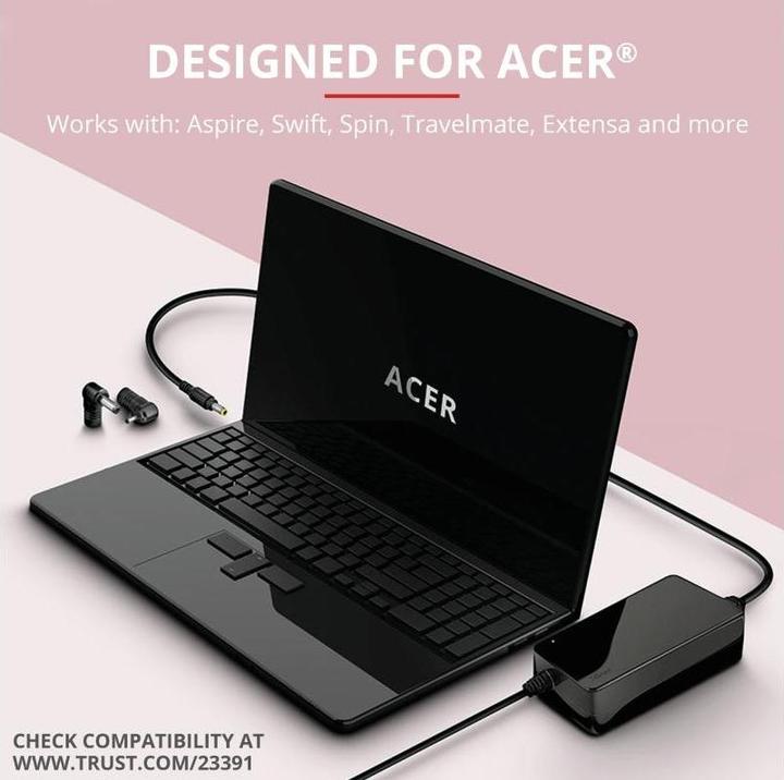 Actual product image Trust Power supply 90 W Maxo for Acer notebooks (90 W)