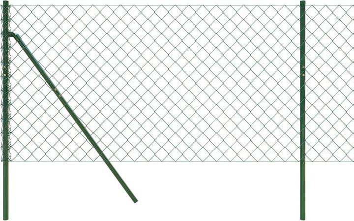 Image du produit VidaXL Maschendrahtzaun Grün 0,8x25 m, Farbe: Grün, Material