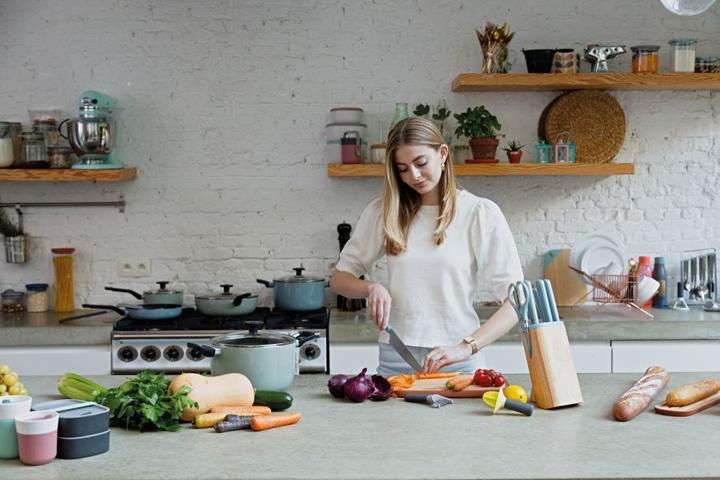 Image du produit BergHoff Bloc à couteaux avec couteau Leo Slate 7 pièces