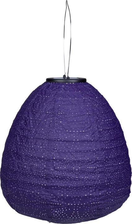 Cocon Lampion LED Solar Kuppel, Violett (0.42 m)