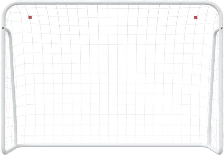 Produktbild VidaXL Fussballtor mit Netz Weiss 214x75x152 cm Stahl & Polyester