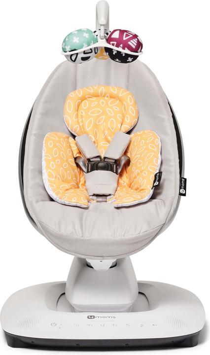 Actual product image 4moms Newborn insert for mamaRoo 5 Mesh yellow/white