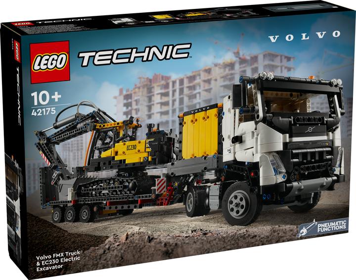 Productafbeelding LEGO 42175 Volvo FMX vrachtwagen met EC230 elektrische rupsgraafmachine (42175, LEGO Technic)