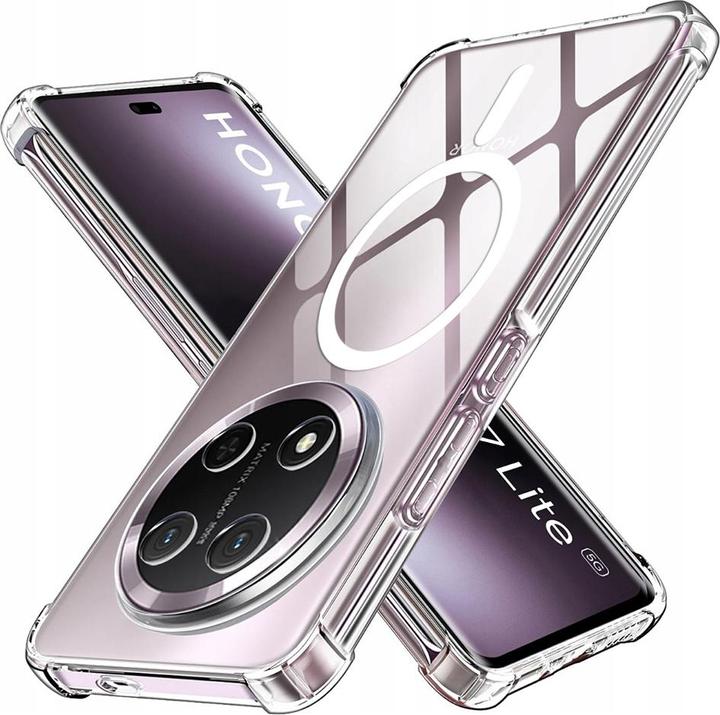Produktbild Techsuit - Shockproof Clear Silicone MagSafe - Honor Magic7 Lite / X9c - Clear (Honor X9, Honor 7 Lite)