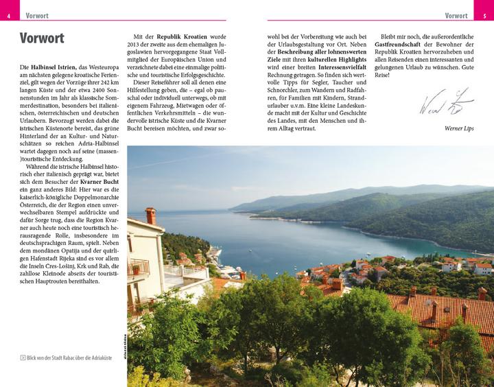 Produktbild Reiseführer Kroatien: Istrien und Kvarner Bucht (Deutsch, Werner Lips, 2022)