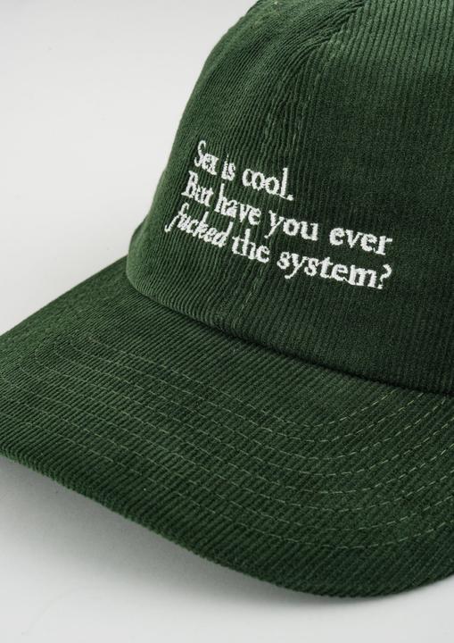 Immagine prodotto Plakativ «F the System» Corduroy Cap Olive