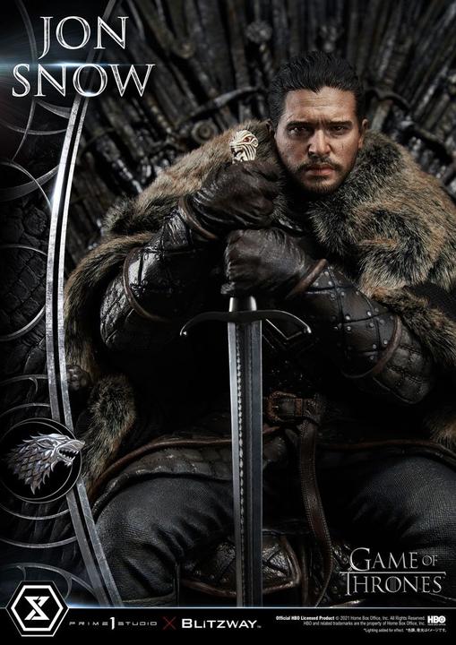 Actual product image Prime 1 Studio Game of Thrones statuette 1/4 Jon Snow 60 cm