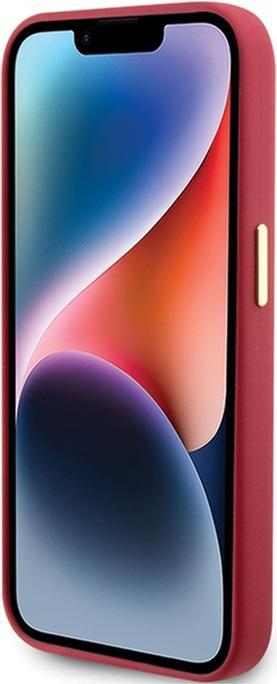 Produktbild Guess GUHCP15LSMBSLM iPhone 15 Pro 6.1" magenta hardcase Silicone Script Metal Logo & Frame (Apple iPhone 15 Pro)