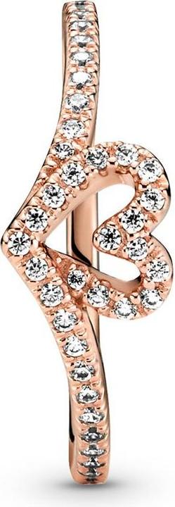 Produktbild Pandora Rose Heart and Wishbone Ring (54, 925 Silber)
