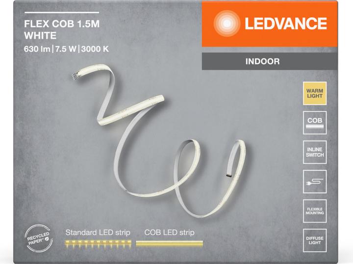 Immagine prodotto Ledvance Strisce Di Pannocchie Bianche (Bianco caldo, 150 cm, Interno)