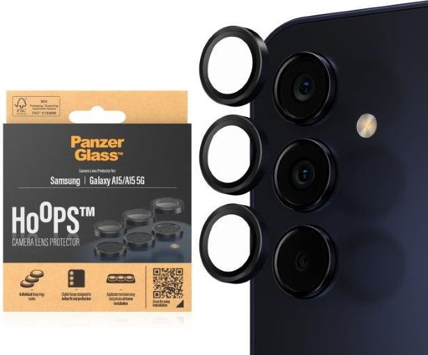 Immagine prodotto PanzerGlass Protezione dell'obiettivo della fotocamera Hoops (1 Pezzo/i, Samsung Galaxy A14 5G, Samsung Galaxy A15)