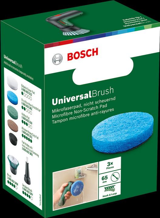Actual product image Bosch Home & Garden Non-abrasive microfibre pad for UniversalBrush