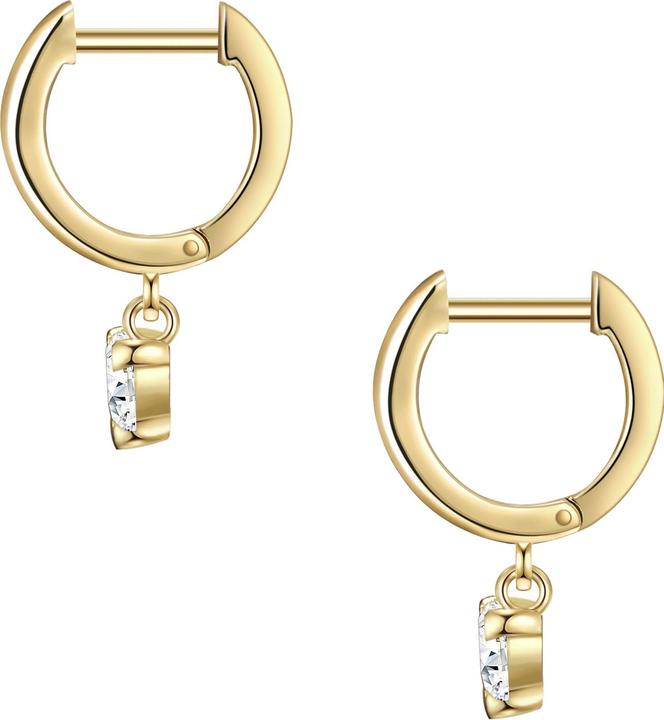 Image du produit Glanzstücke München Femme coeur argent sterling zirconium or jaune - 15762 (Argent Sterling)