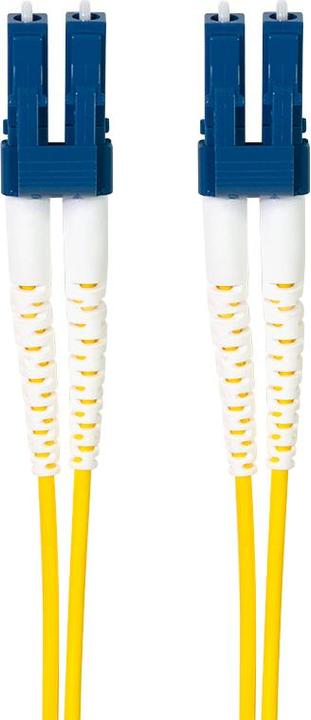Actual product image LogiLink Fibre optic duplex patch cable, OS2, 9/125µ, LC-LC, yellow, 50 m (50 m)