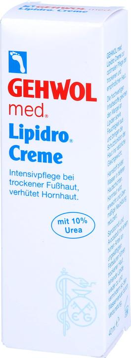 Actual product image Gehwol med Lipidro Cream with 10% Urea (Foot cream & foot gel, 40 ml)