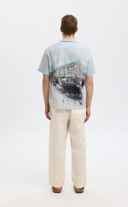 Produktbild Selected Homme Print Kurzarmhemd (S)