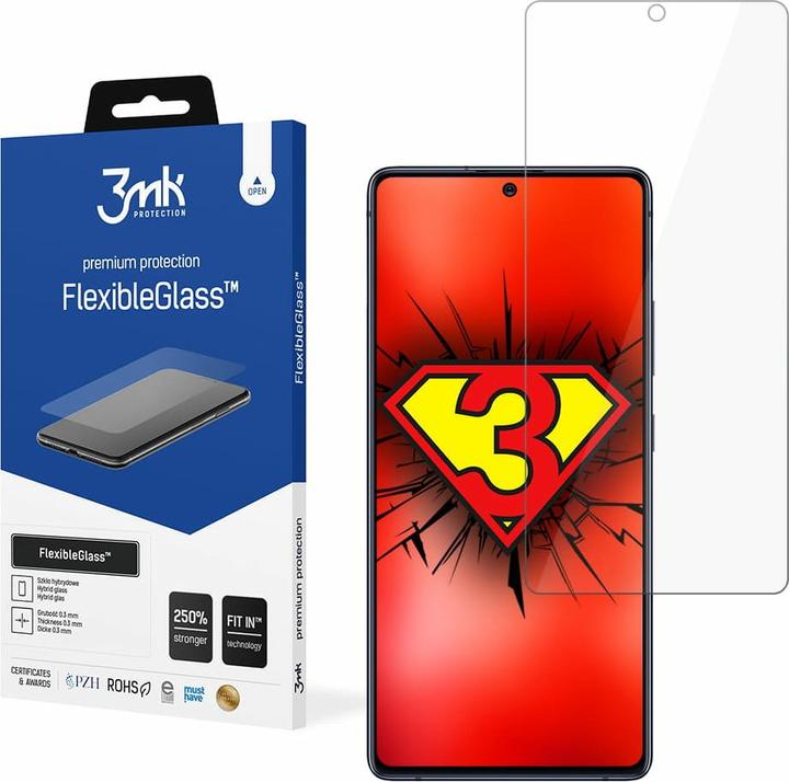 Actual product image 3MK hybrid glass Flexible 2.5D for Samsung Galaxy S10 Lite (1 Piece, Samsung Galaxy S10 Lite)