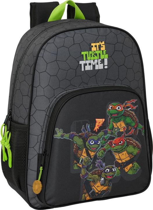 Produktbild Teenage Mutant NT Schulrucksack Schwarz Grau 33 x 42 x 14 cm
