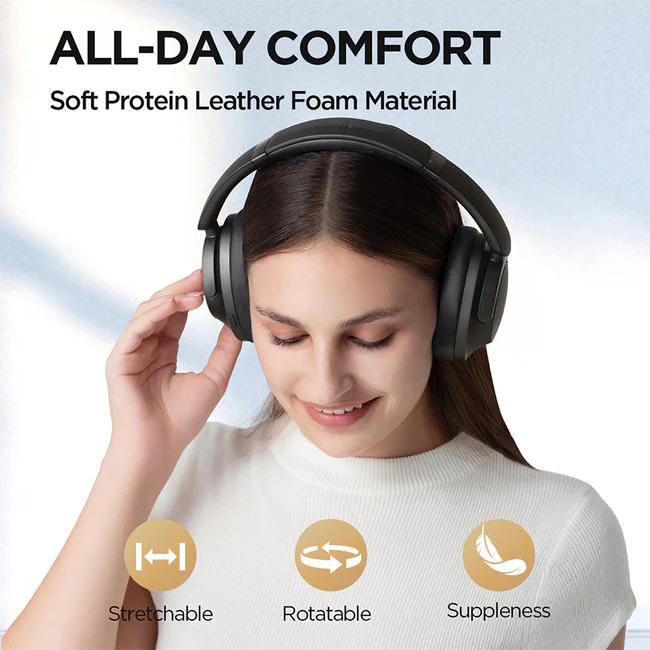 Actual product image 1More Wireless Over-Ear Headphones SonoFlow Pro HQ51, ANC (silver) (ANC, 100 h, Wireless)