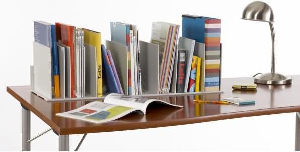 Produktbild Paperflow Belegfach, flexible Einteilung, grau aus Polystyrol, mit 10 Trennelementen