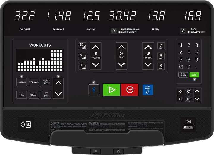 Produktbild Life Fitness Club Series Plus Laufband mit deutscher SL Konsole