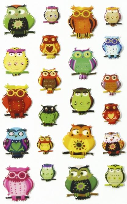 Image du produit Maildor Cooky, Sach 1 pl 7,5x12cm, Hiboux - A motifs