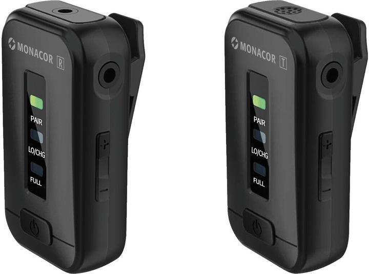 Immagine prodotto Monacor Sistema di trasmissione audio PLL a 10 canali senza fili per telecamere