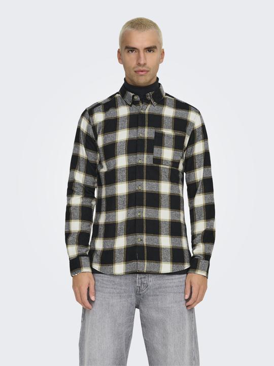 Produktbild Only & Sons Onsral Ls Slim Check Shirt (M)