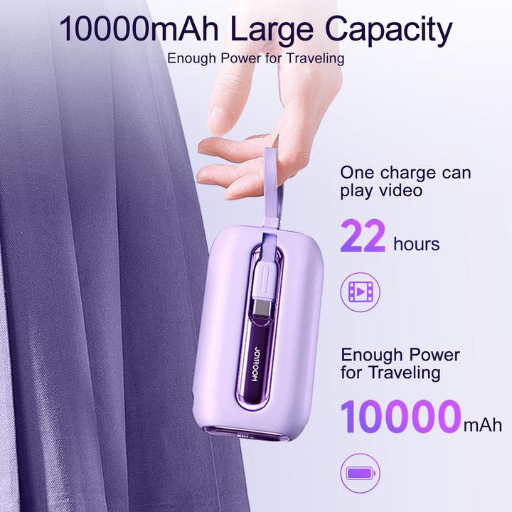 Immagine prodotto Joyroom Serie colorata (10000 mAh, 22.50 W, 37 Wh)