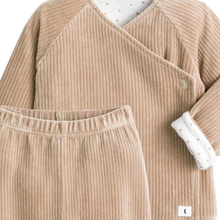 Actual product image La Redoute Collections 2-piece velvet set (68)