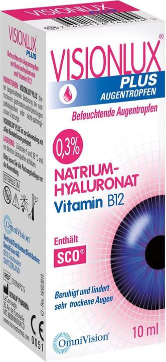 OmniVision Augentropfen Visionlux Plus (10 ml, 10 ml Augentropfen)