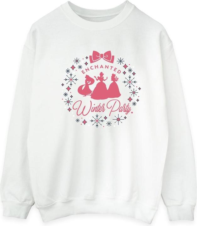 Actual product image Disney Mens Princess Winter Party Sweatshirt (XL)