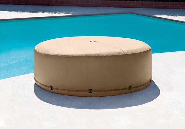 Immagine prodotto Intex PureSpa Bubble Massage Idromassaggio gonfiabile Ø196 x 71 cm - Sahara Tan