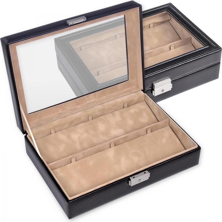 Sacher 2126.010443 - Taschenuhrenetui new classic schwarz Leder