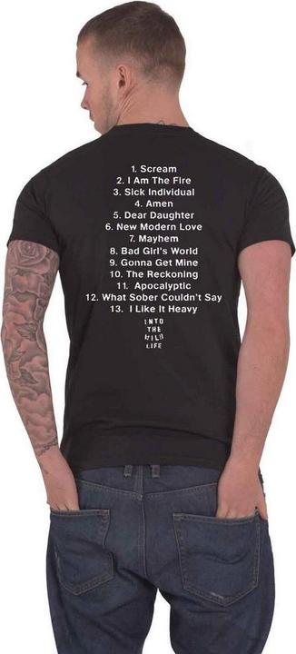 Actual product image Universal Textiles Unisex Adult Into The Wild Life Back Print Cotton T-Shirt (M)