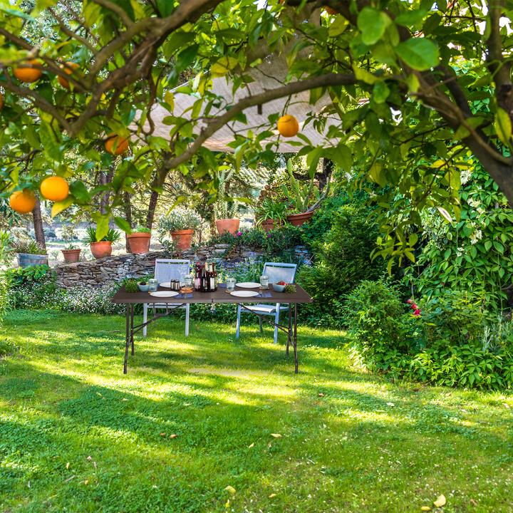 Immagine prodotto Relaxdays Tavolo giardino bistrò tavolino (180 cm)