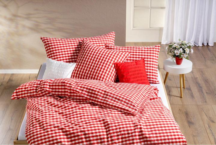 Immagine prodotto Night Fashion Controlla il rosso/bianco (Copripiumino, 160 x 210 cm)