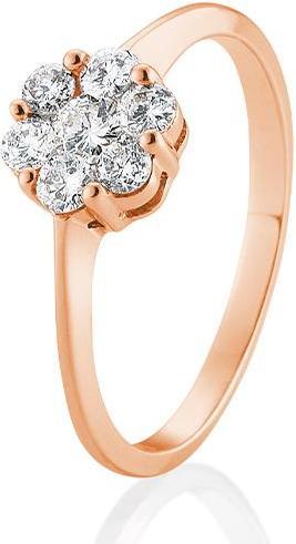 Produktbild Breuning Verlobungsring Flower (52, 585/14 K Gold)