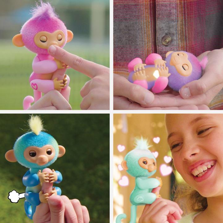 Actual product image Cobi FINGERLINGS 3115 Blue monkey - lion