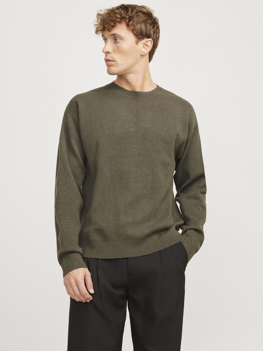 Produktbild Jack & Jones Einfarbig Strickpullover mit Rundhals Strickpullover mit Rundhals (XL)