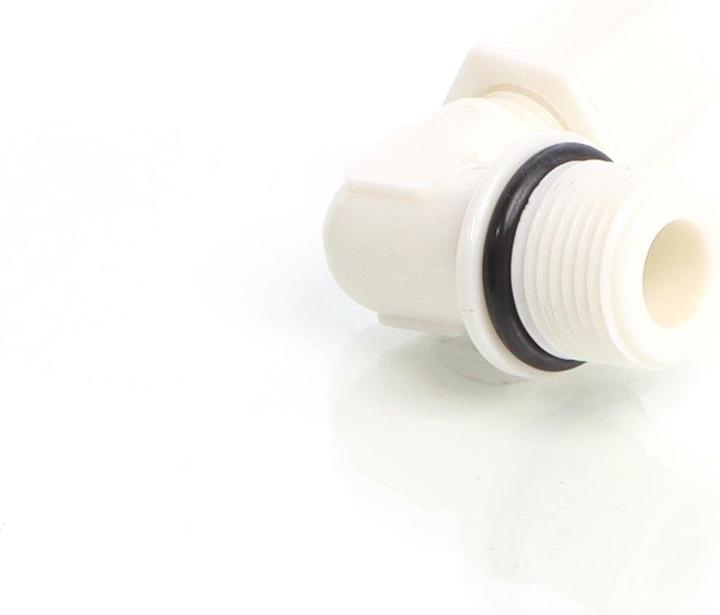 Actual product image Naturewater Jaco-Fitting with 16.41 mm (3/8") External Thread and 90° Angle for Osmosis Hoses (6.35 mm)
