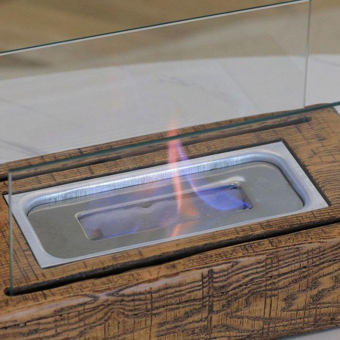 Produktbild Swisshandel24 Ethanol-Kamin, 0,15L Brenndauer 45 Min, Tischkamin (33 x 16 x 18 cm)